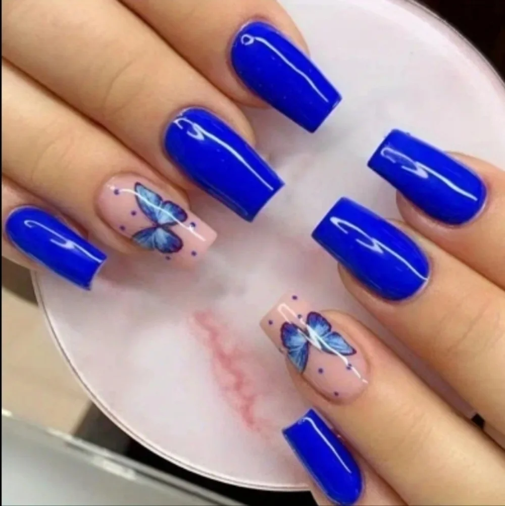 24 Pieces Fake Press On Nails